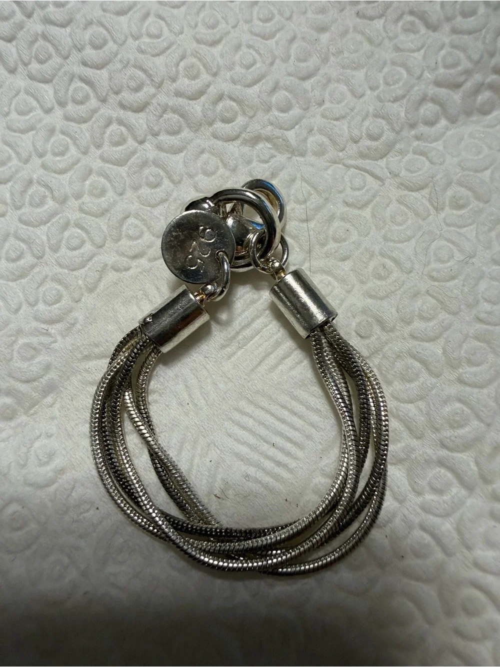 Silver Multi-Strand Chain tide - Unbranded